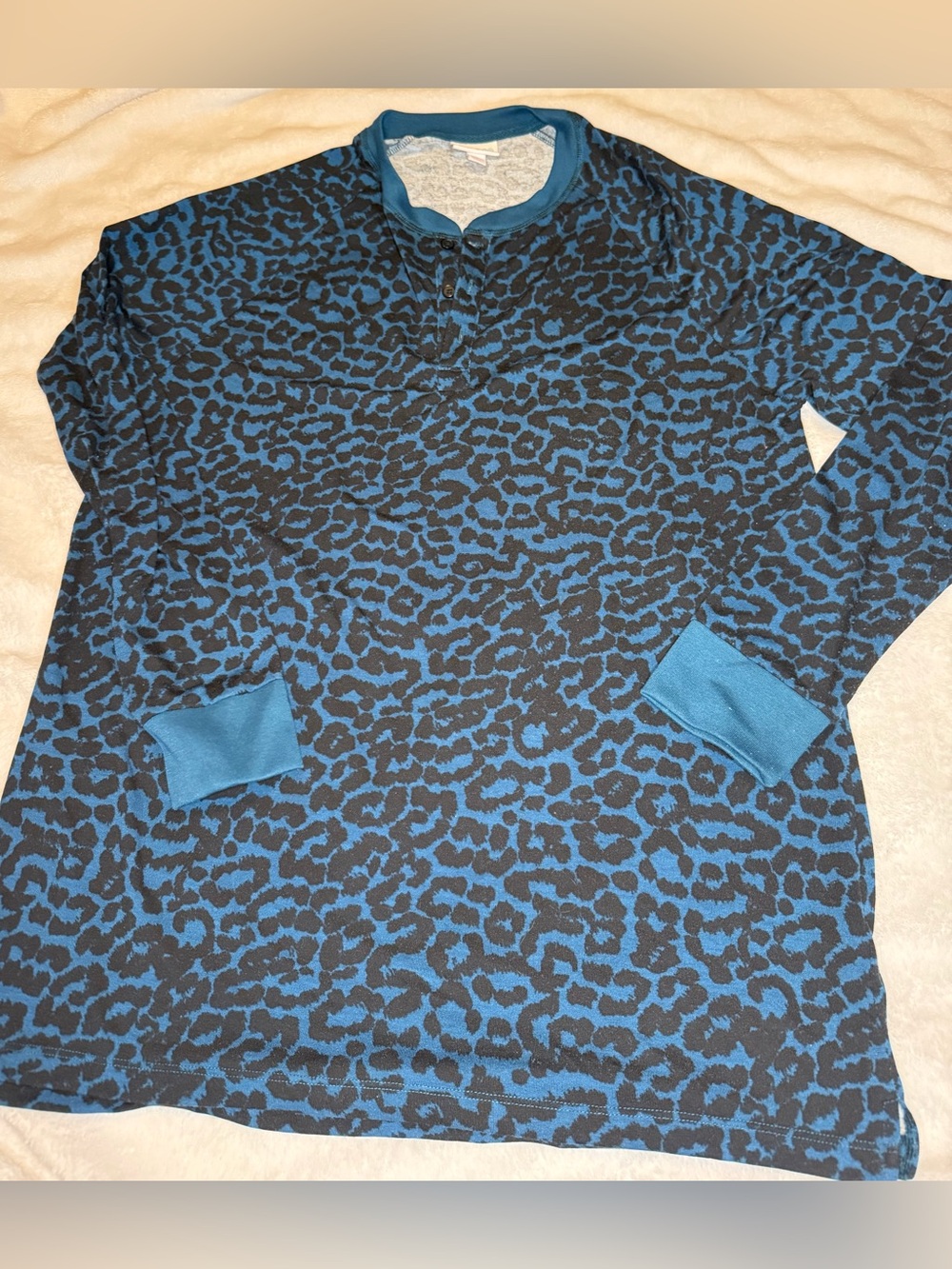 Lularoe quarter button long sleeve